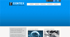 Desktop Screenshot of cliniquecortex.com